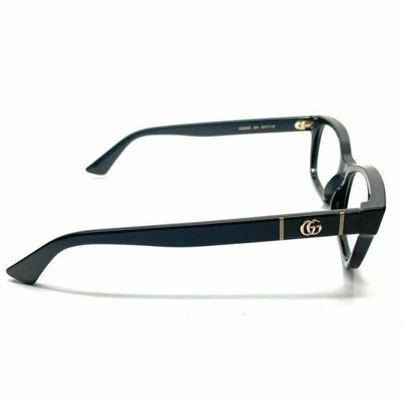 Gucci Black Frame & Demo Lens Gg0635o 004 Women's Cat Eye Eyeglasses - Picture 3 of 4
